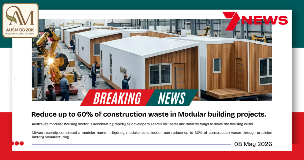 Reduce up to 60% of construction waste in Modular building projects
