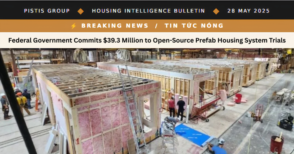 Federal Government Commits $39.3 Million to Open-Source Prefab Housing System Trials