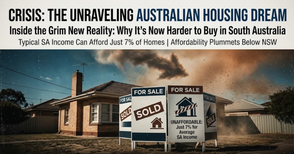 South Australia Is Now the Hardest Place in the Nation to Buy a Home